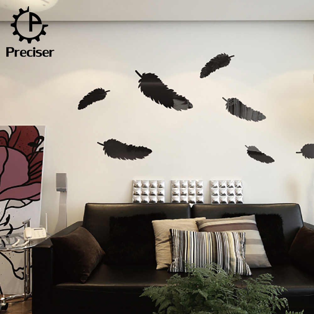 3D Mirror Birds Wall Sticker Removable Decal DIY Home Living Room Art Decor DIY 